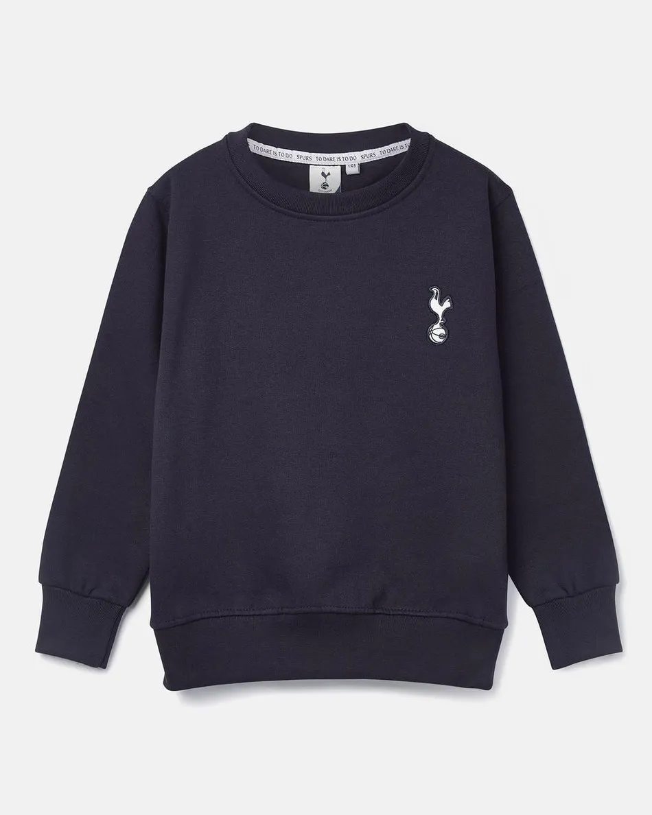 Spurs Kids Navy Essential Sweat Top