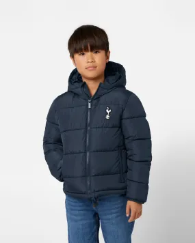 Spurs Kids Navy Padded Jacket