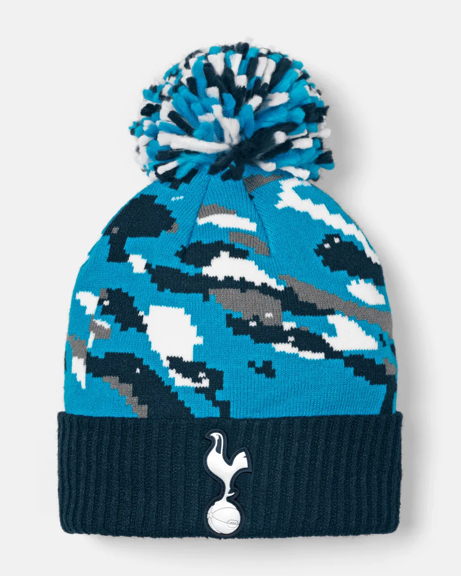 Spurs Kids Teal Pattern Beanie