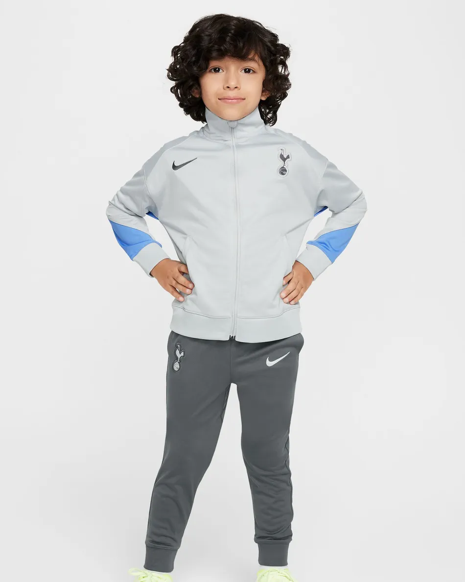 Spurs Nike Little Kids Grey Tracksuit 2024/25