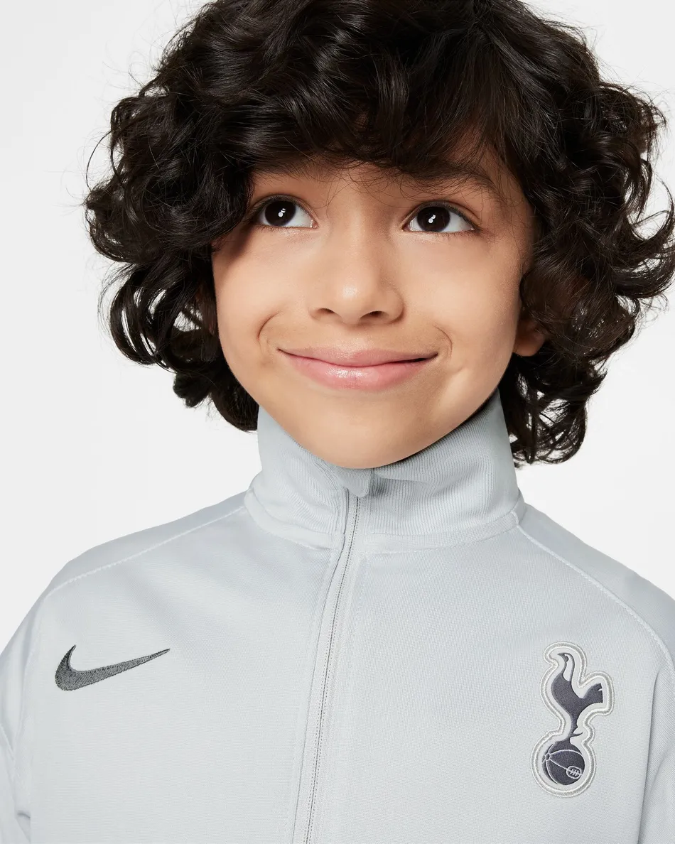 Spurs Nike Little Kids Grey Tracksuit 2024/25