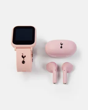 Spurs x Tikkers Kids Pink Smart Watch and Earbud Set