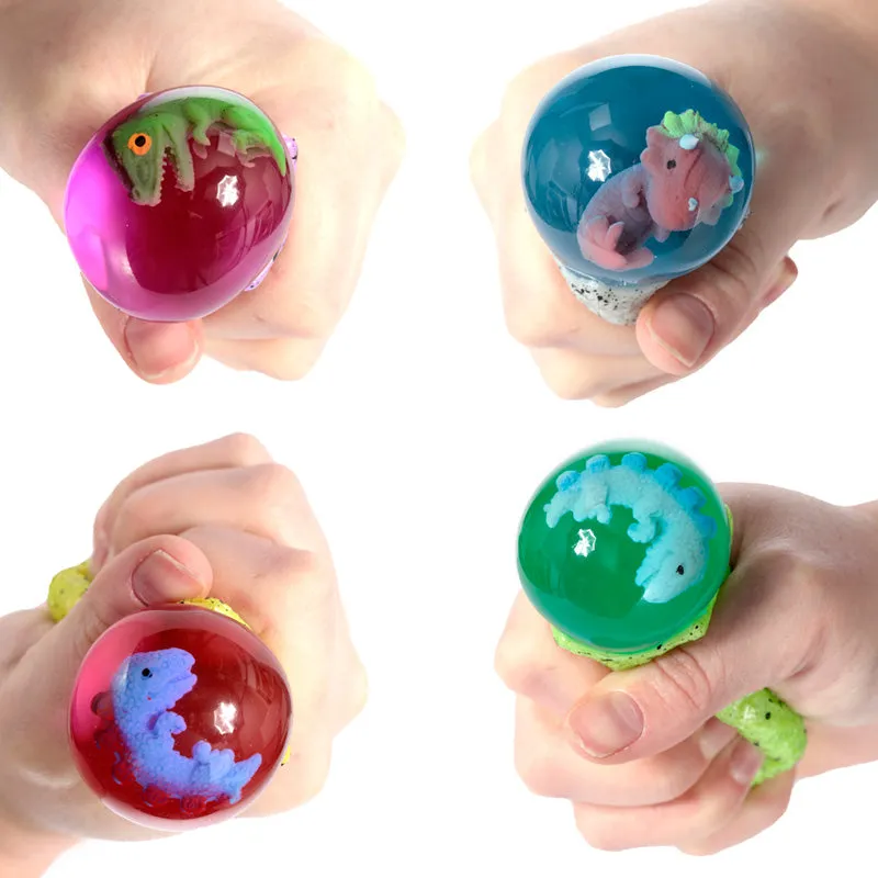 Squeezeable Dinosaur Egg Toy for Children