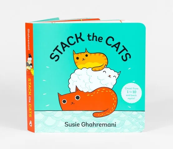 Cat Stack Board Book by Susie Ghahremani