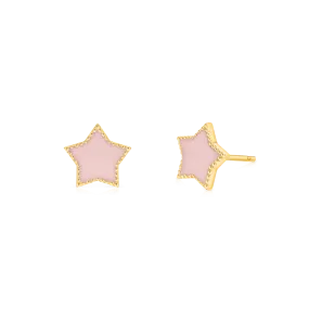 Kids Star Enamel Earrings