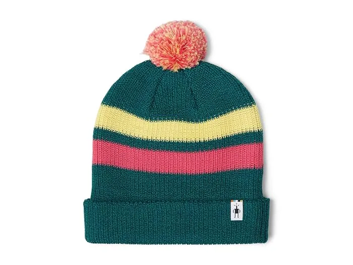 Stripe Pom Beanie for Kids