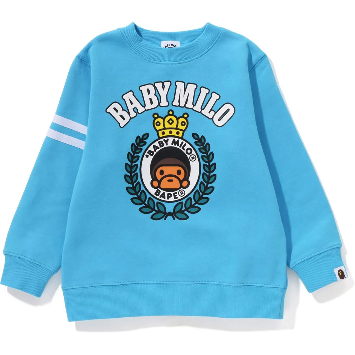 Kids' Crewneck with Baby Milo Emblem