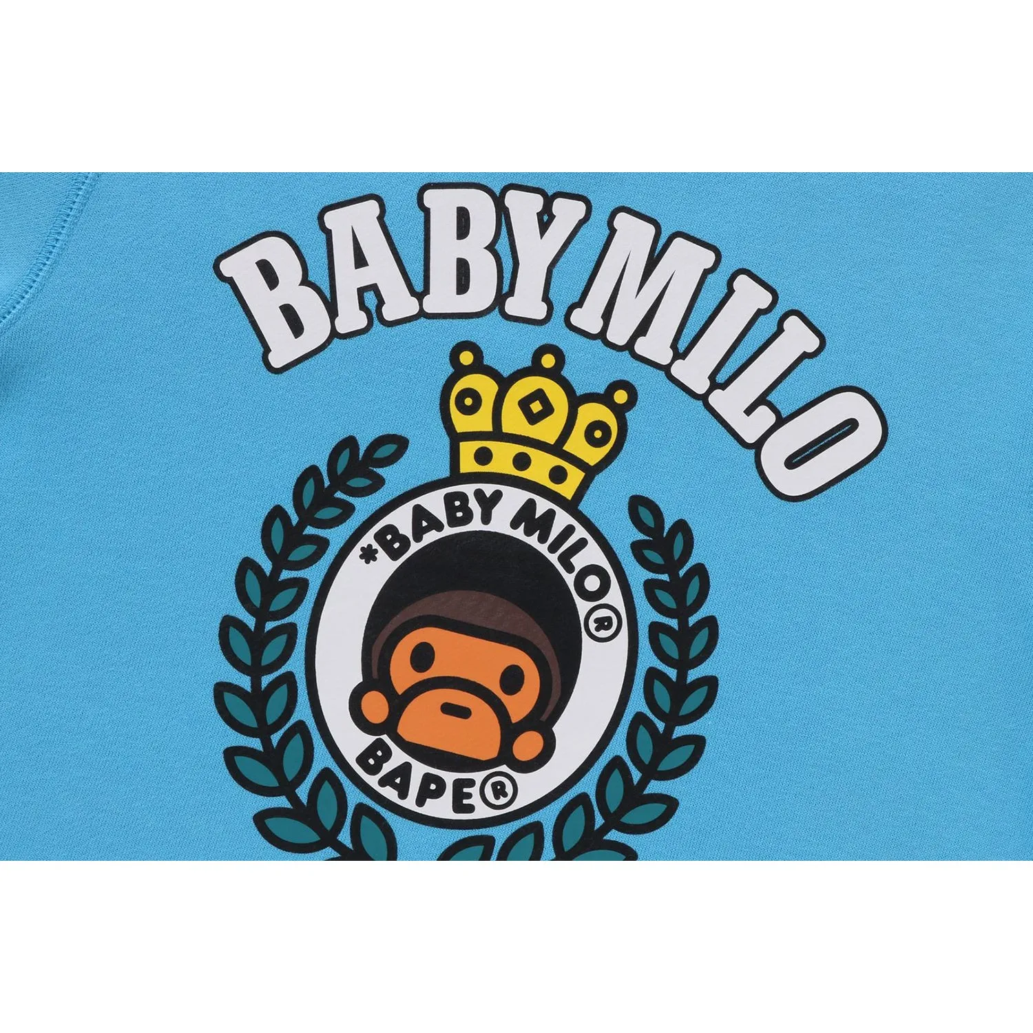 Kids' Crewneck with Baby Milo Emblem