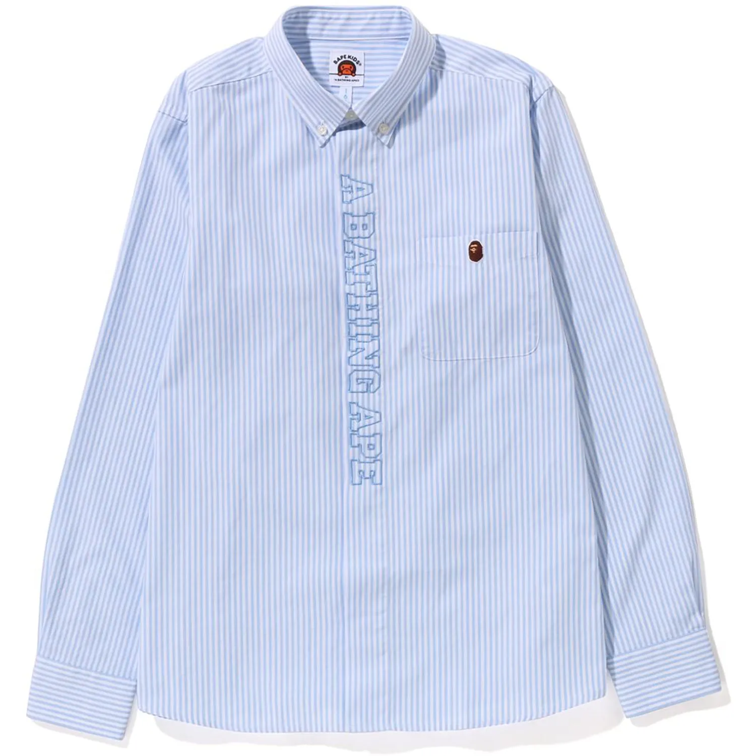 Kids Button-Down Oxford Shirt with Pin Detail