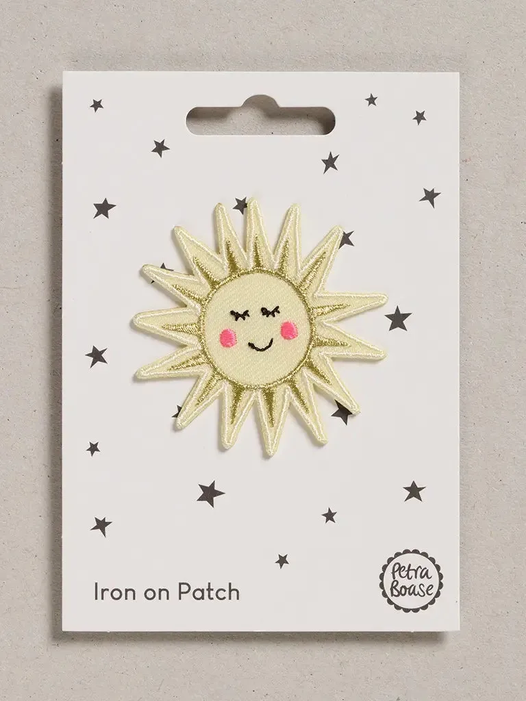 Sunshine embroidered patch