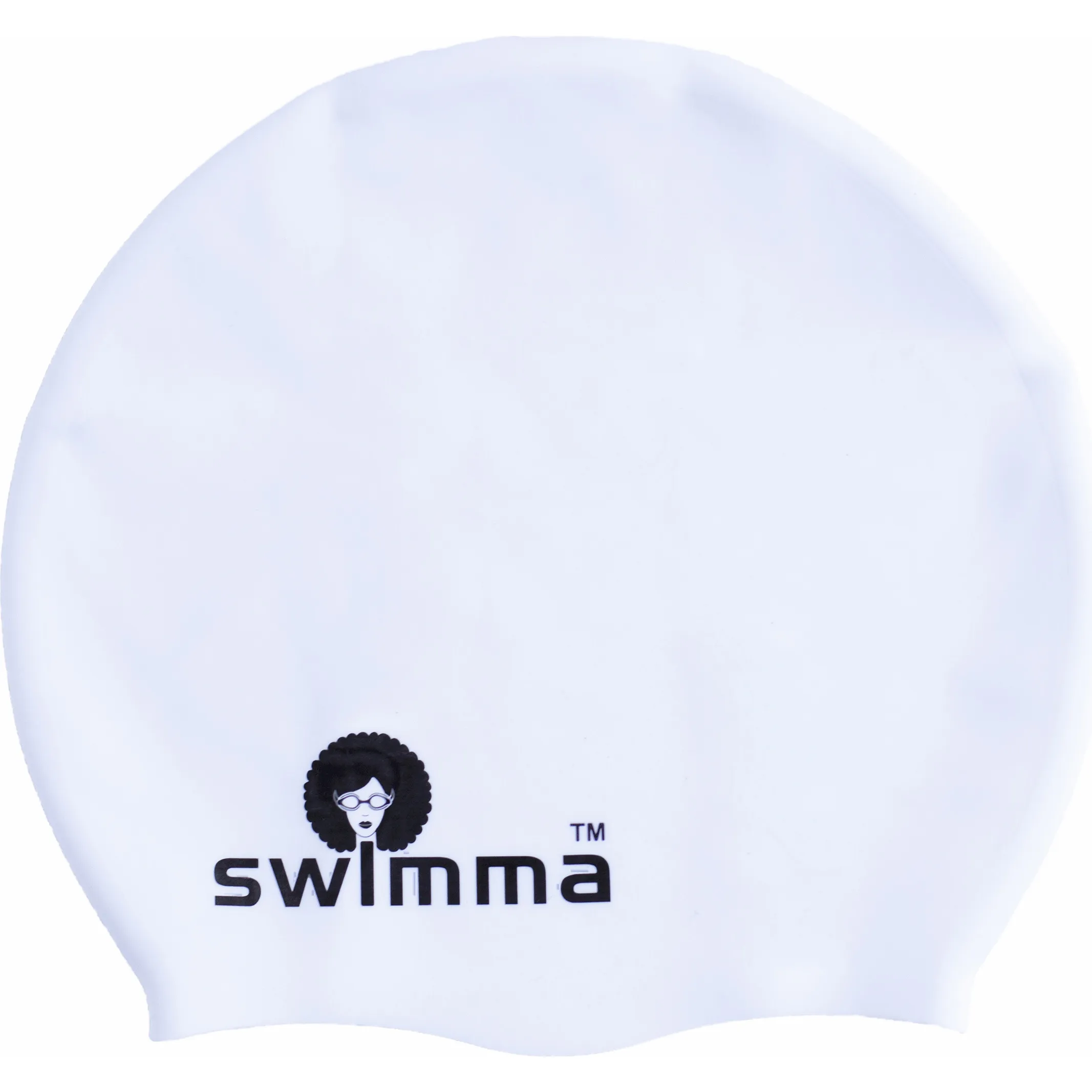 Swimma Afro-kids Swimcap, White