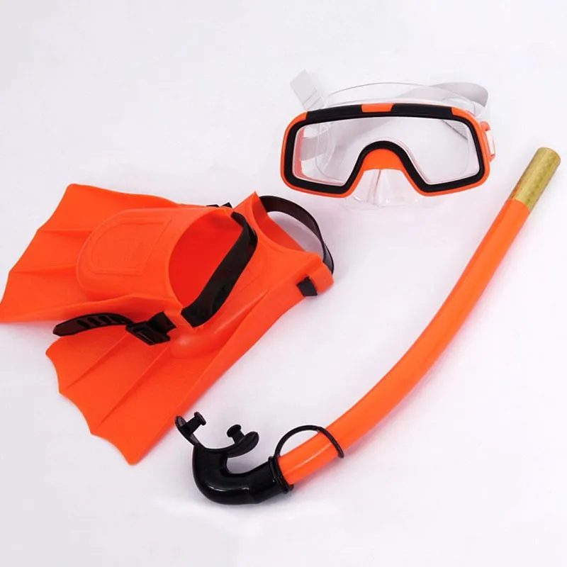 SWOKII Kids Swimming Flippers Snorkel Set