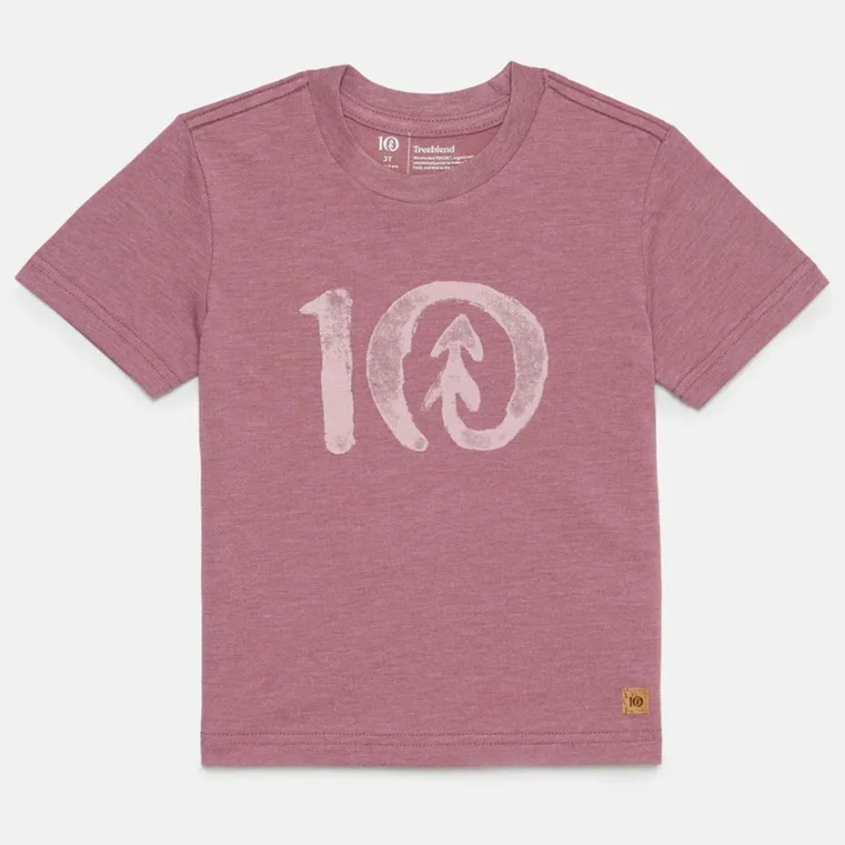 Dusky Orchid Heather Kids T-Shirt by tentree