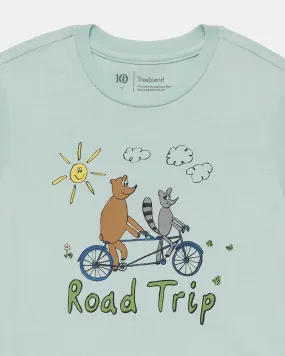 Kids Surf Spray Heather/Meadow Green Road Trip T-shirt