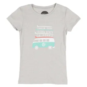 Thalia Surf Board Stack Girls Kids Tee