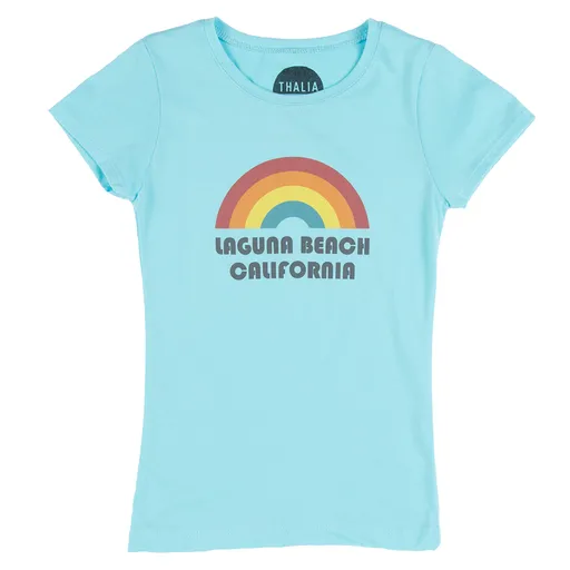 Thalia Surf Rainbow Girls Kids Tee