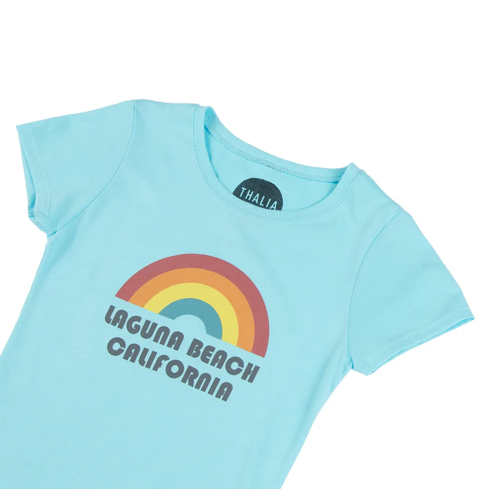 Thalia Surf Rainbow Girls Kids Tee