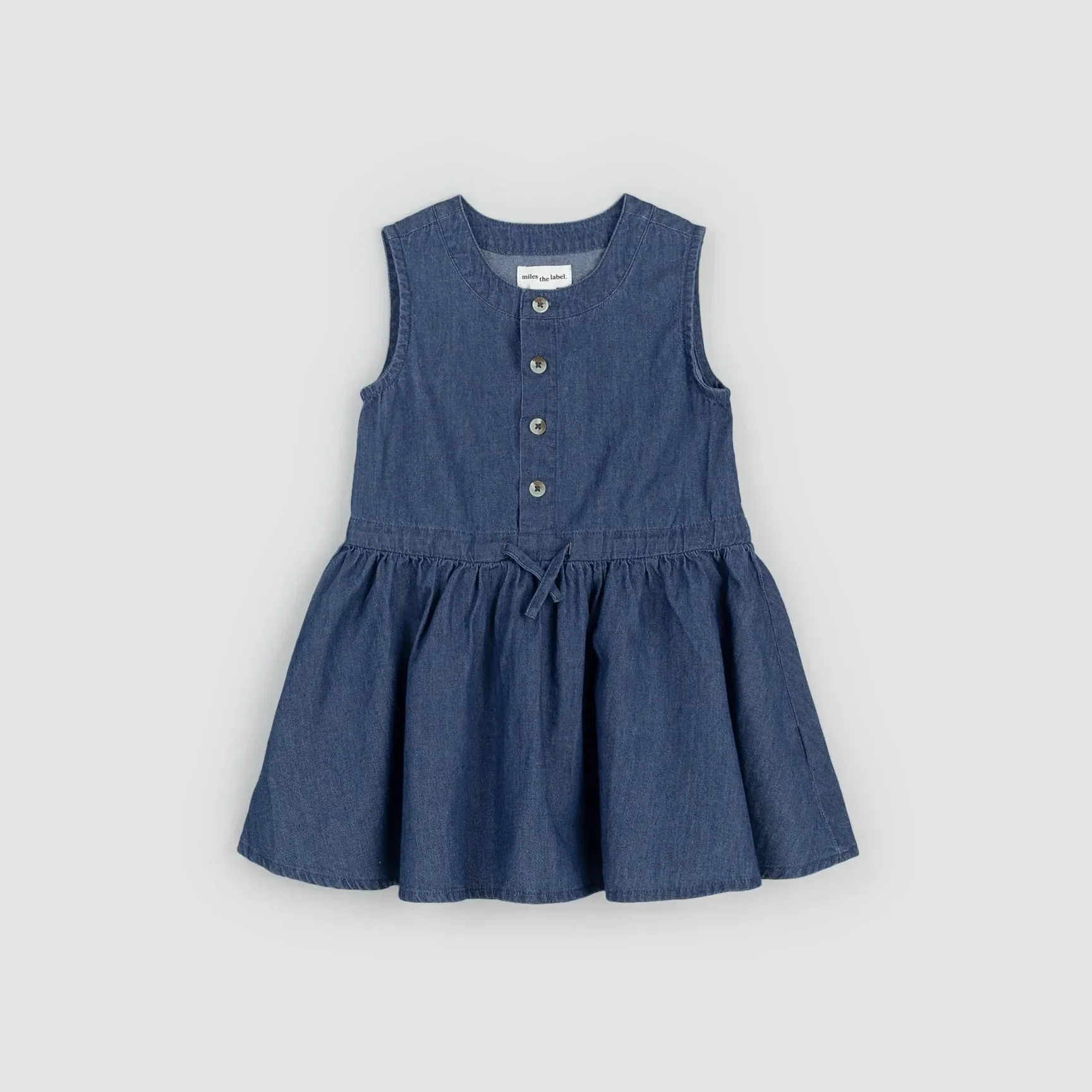 The Chambray Sleeveless Dress - KIDS