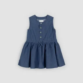 The Chambray Sleeveless Dress - KIDS