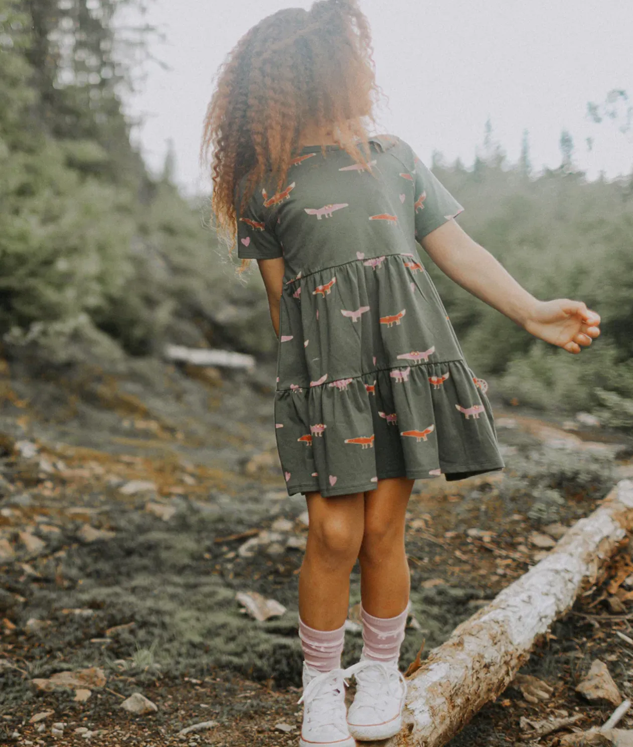 The Foxy Dress - Green - KIDS