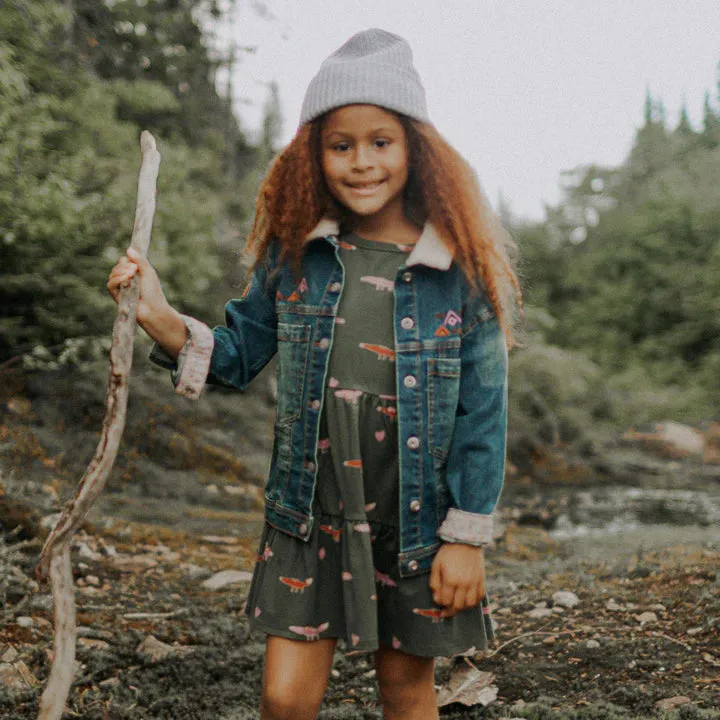 The Foxy Dress - Green - KIDS