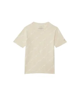 Tommy Hilfiger Kids Angled Script Short Sleeve T-Shirt (Big Kids)