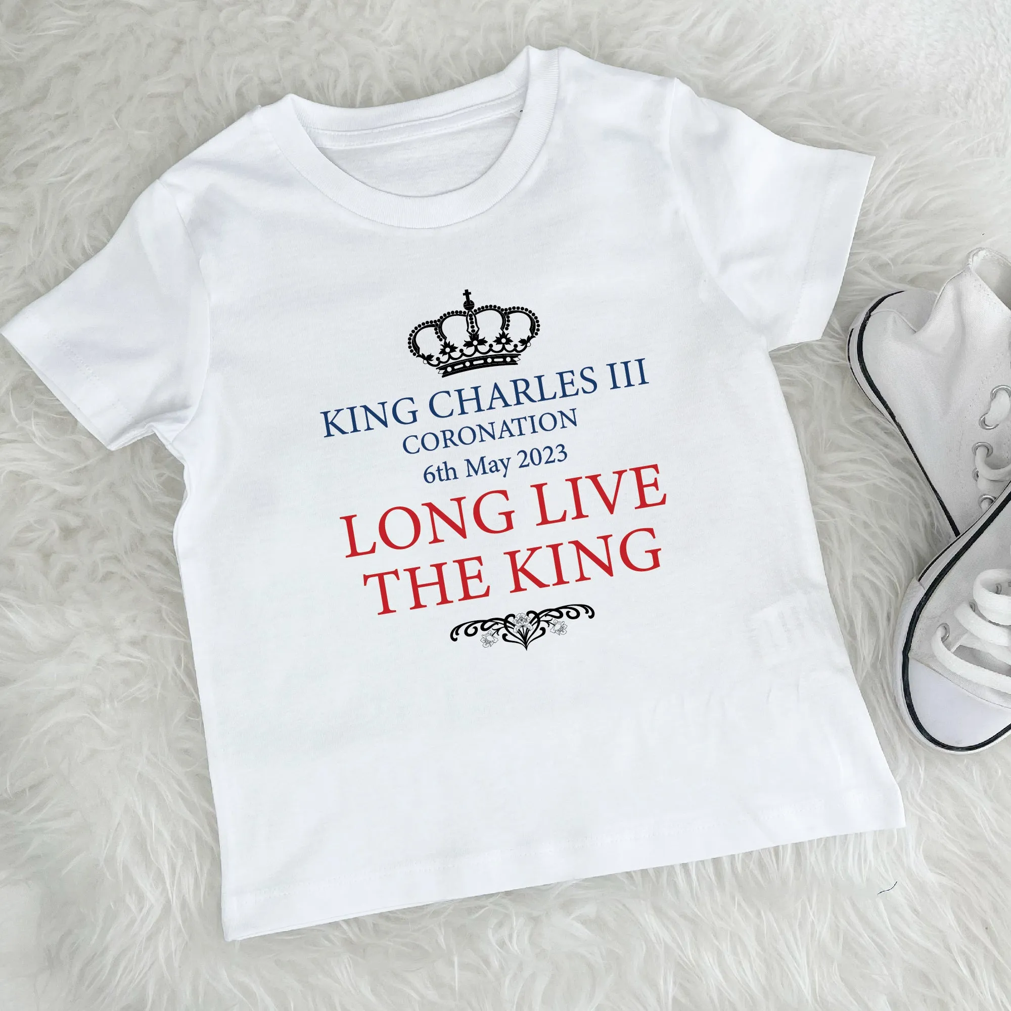 Traditional King Charles Coronation Kids T Shirt/Babygrow