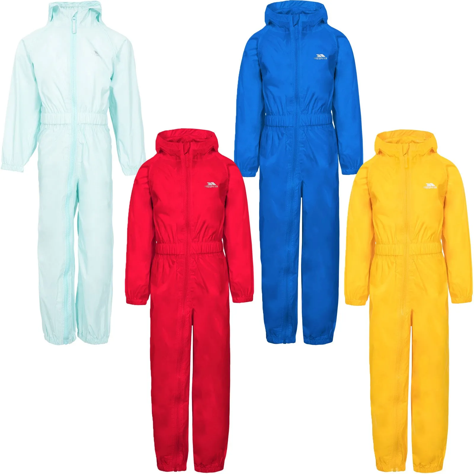 Trespass Kids Button Waterproof Rain Suit