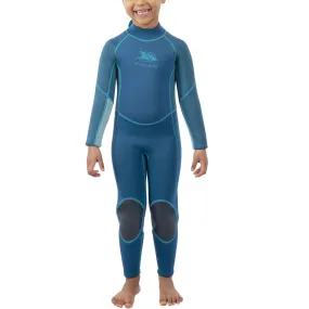 Trespass Kids Lillian 3MM Full Length Surfing Wetsuit Blue