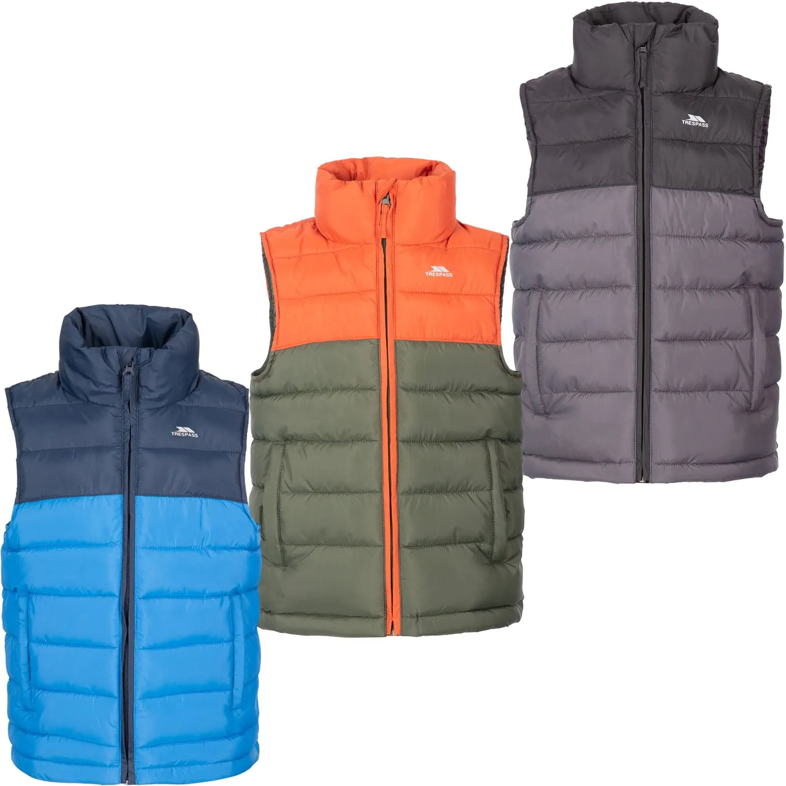 Trespass Kids Oskar Padded Water Resistant Gilet