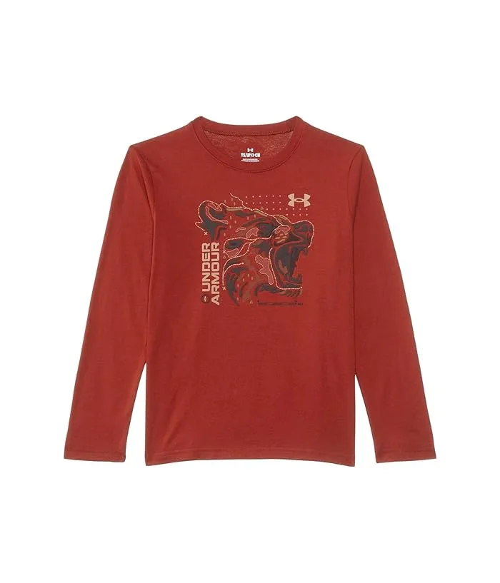 Under Armour Kids Ua Bear Map Long Sleeve Tee (Big Kids)