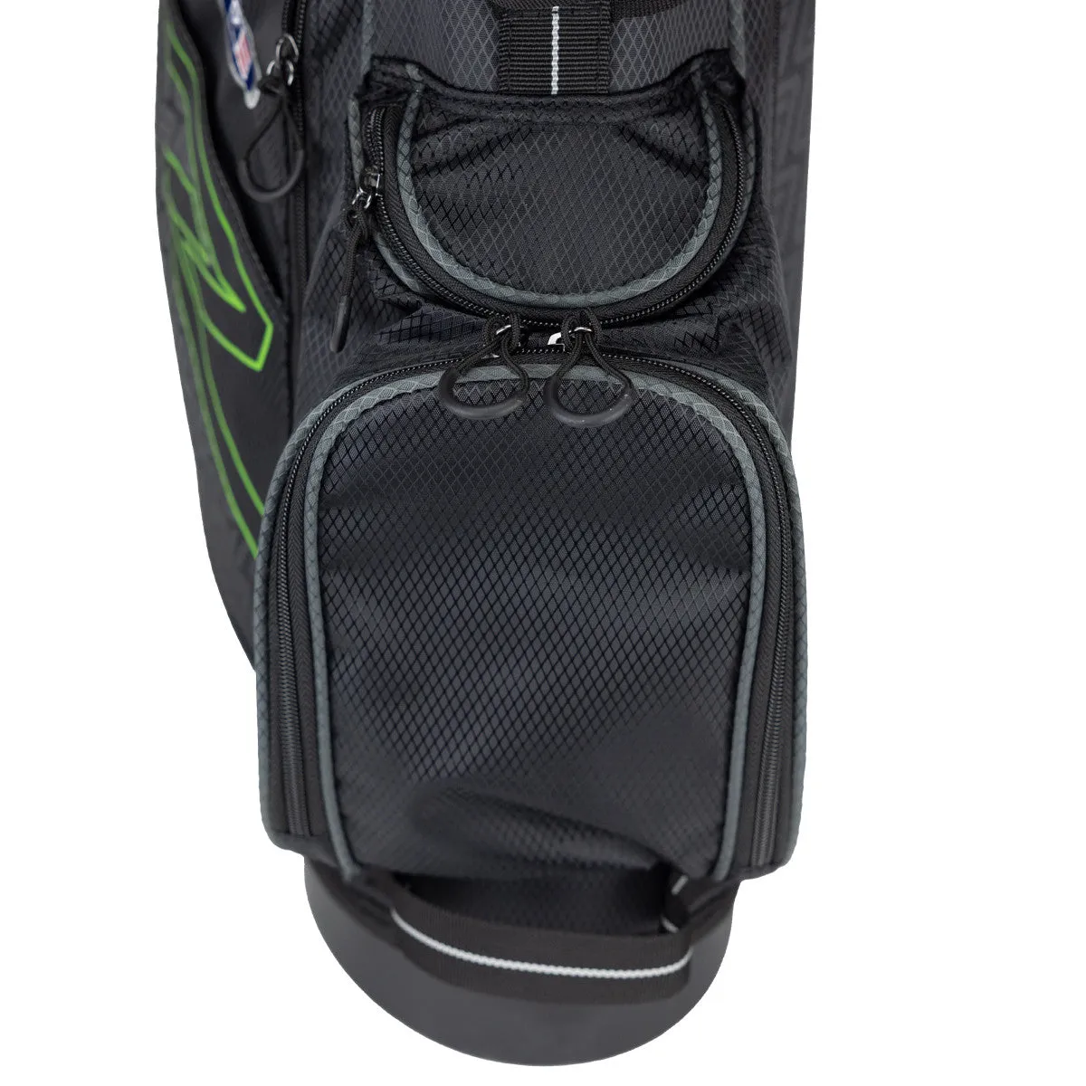 Ultra-Light 5-Club Stand Set for Youth Golfers, Black/Green