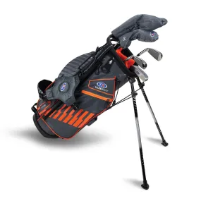 US Kids UL51-s Right-Handed 5 Club Stand Golf Set - Grey/Orange