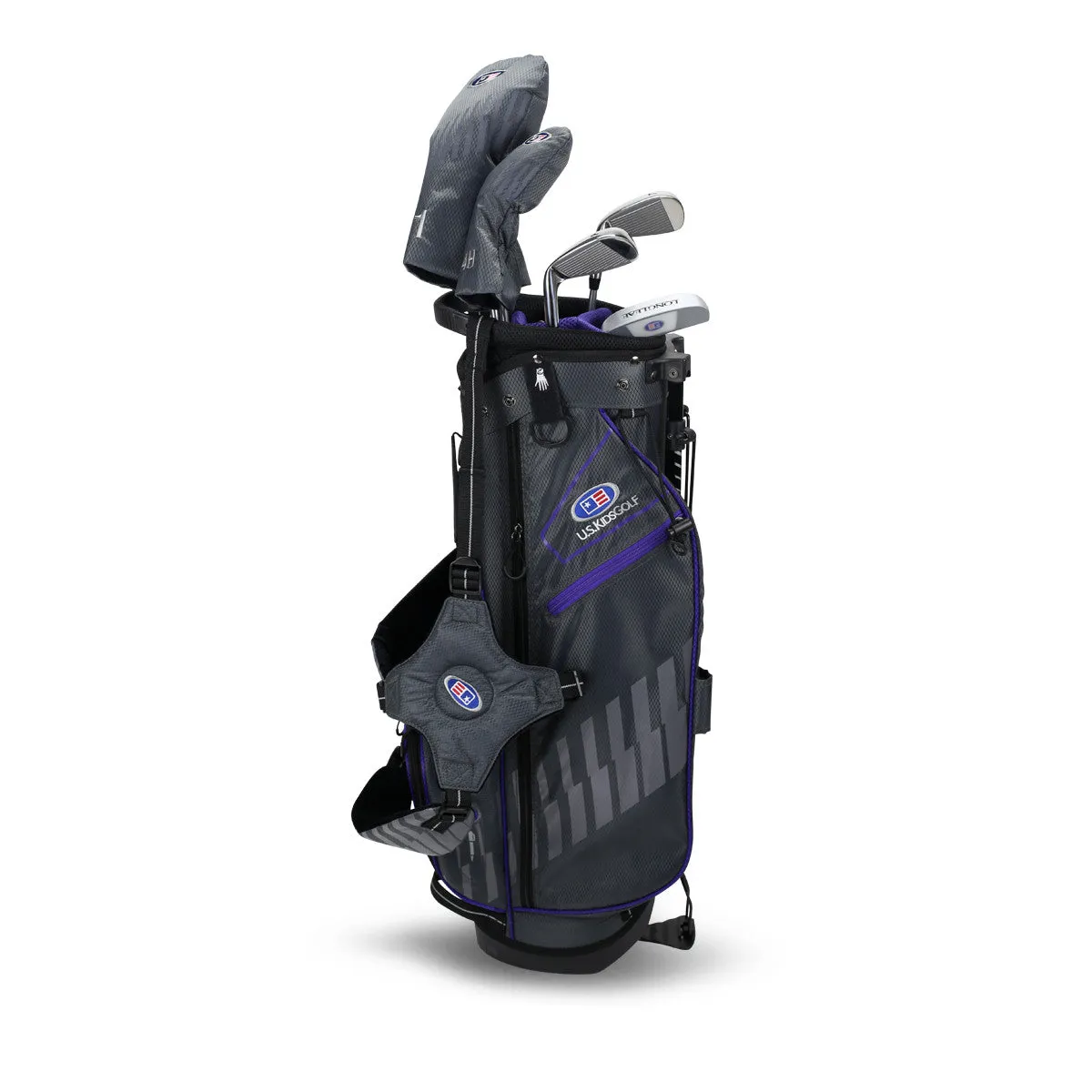 US Kids 5 Club Stand Set RH with Grey/Purple Bag (UL54-s Model)