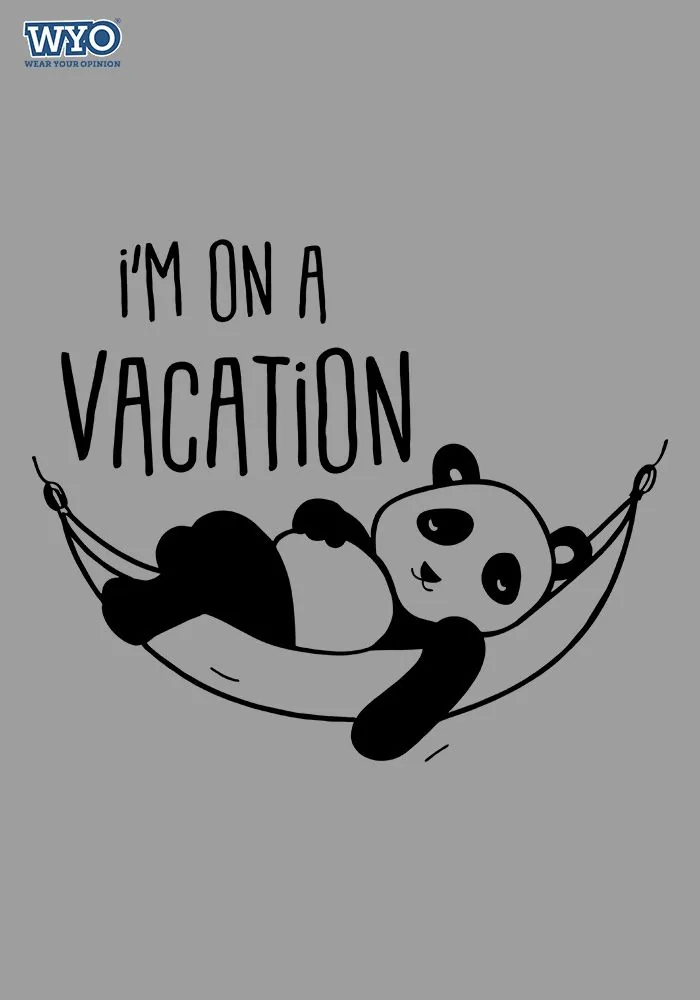 Vacation Panda Sr Kids T-Shirt