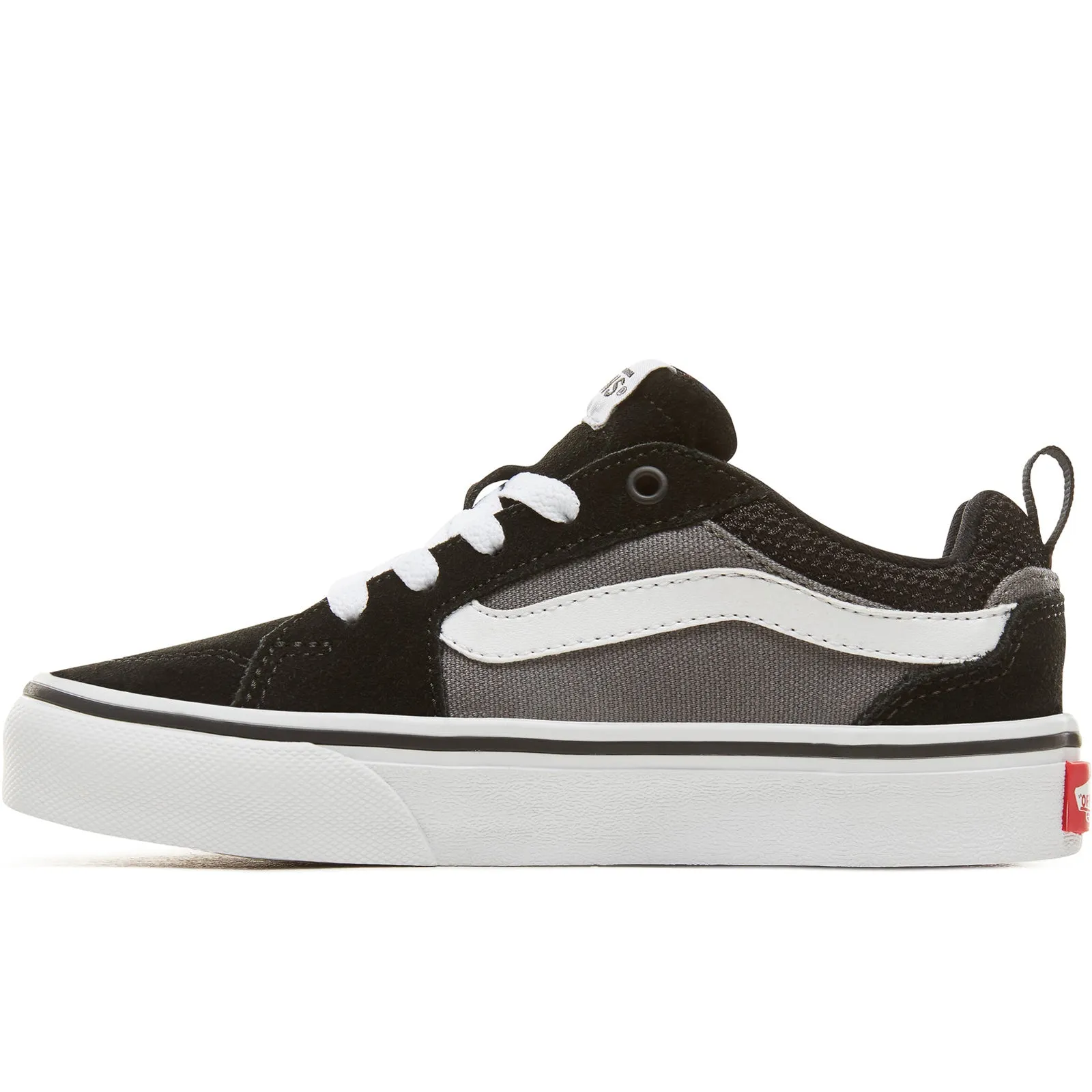 Vans Kids Filmore Low Rise Canvas Hook & Loop Trainers - Black