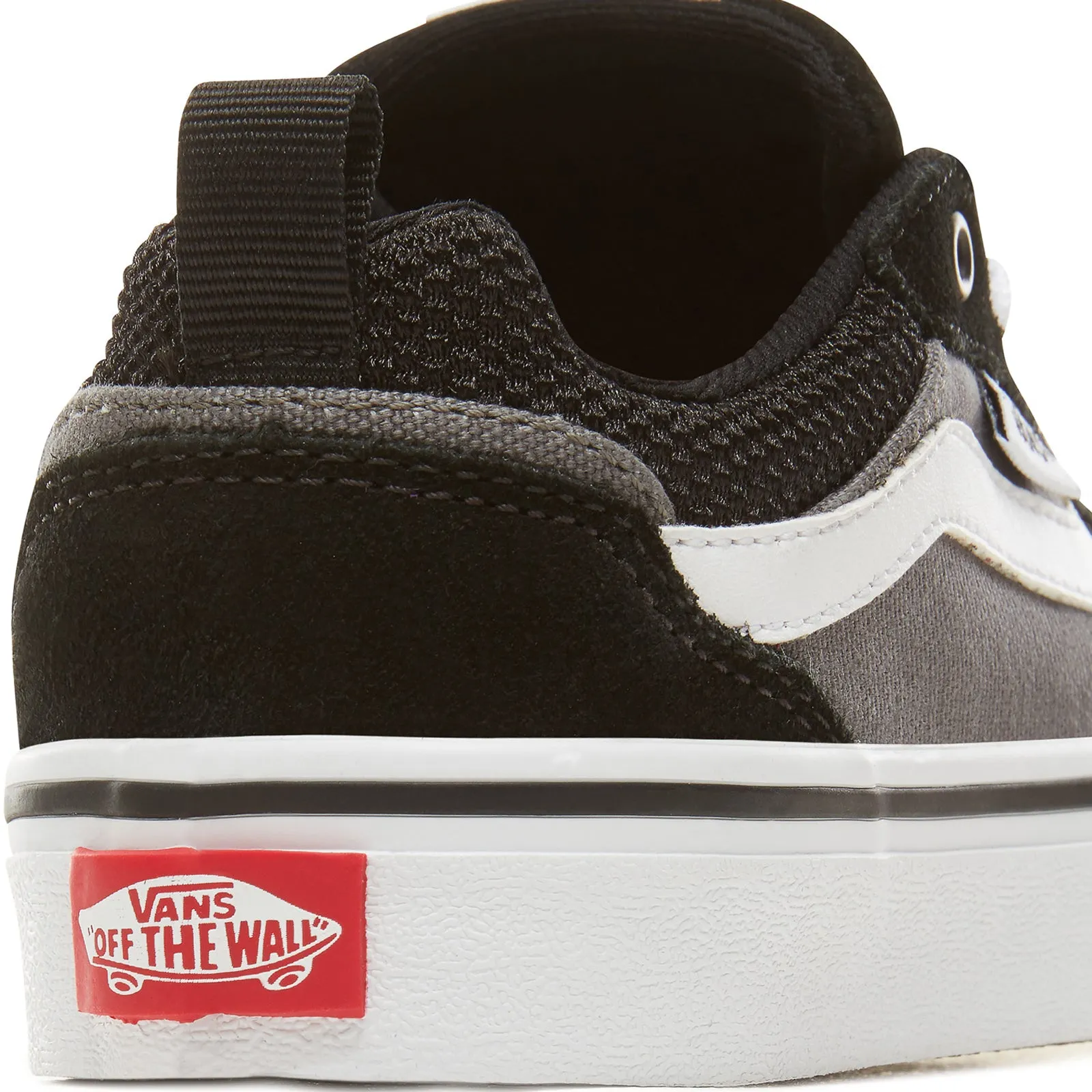 Vans Kids Filmore Low Rise Canvas Hook & Loop Trainers - Black