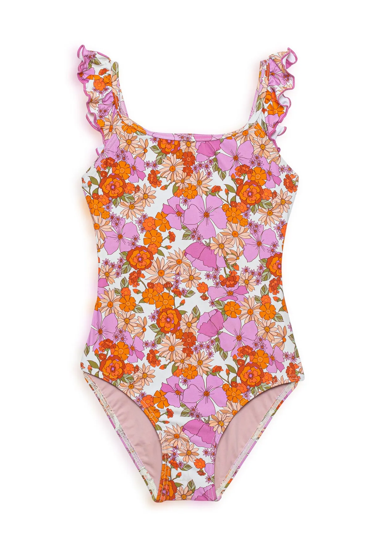 VINTAGE FLORALS ONE PIECE FOR KIDS