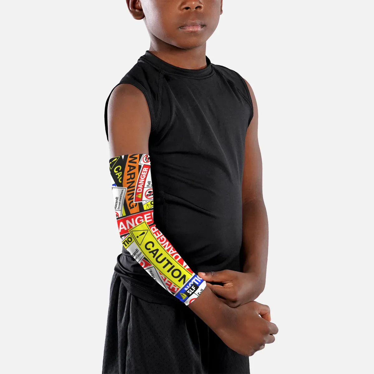 Warning Signs Kids Arm Sleeve