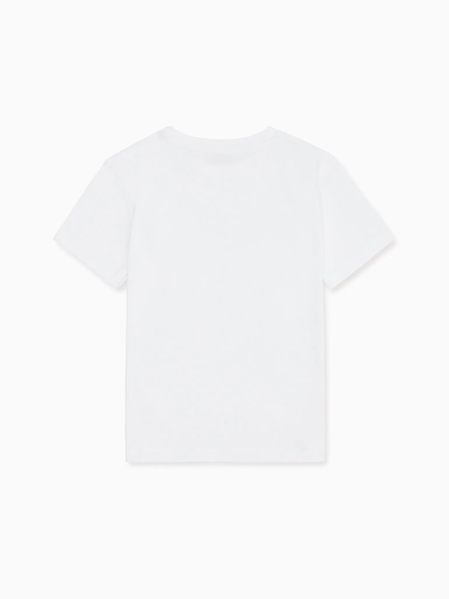 White Arturo Kids Cotton T-Shirt