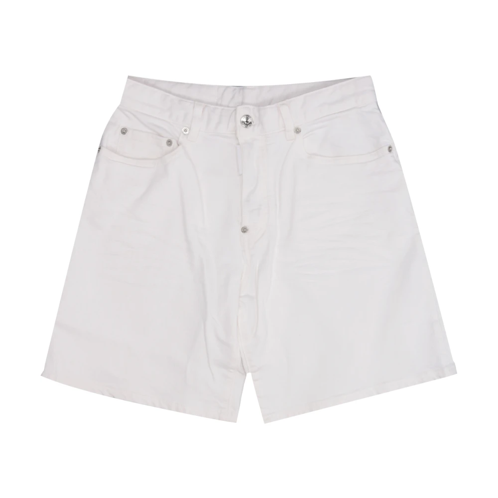 White cotton shorts for kids