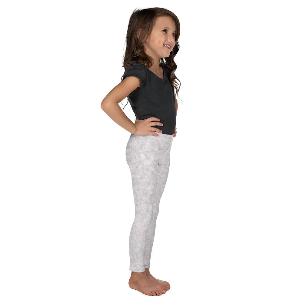 White Fur Pattern Kids' Leggings