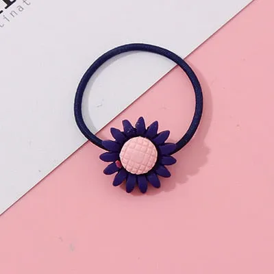 Kids Cartoon Flower Elastic Hair Band