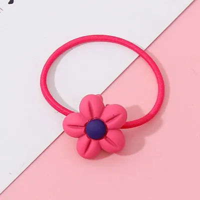 Kids Cartoon Flower Elastic Hair Band