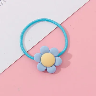 Kids Cartoon Flower Elastic Hair Band