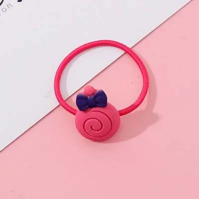 Kids Cartoon Flower Elastic Hair Band