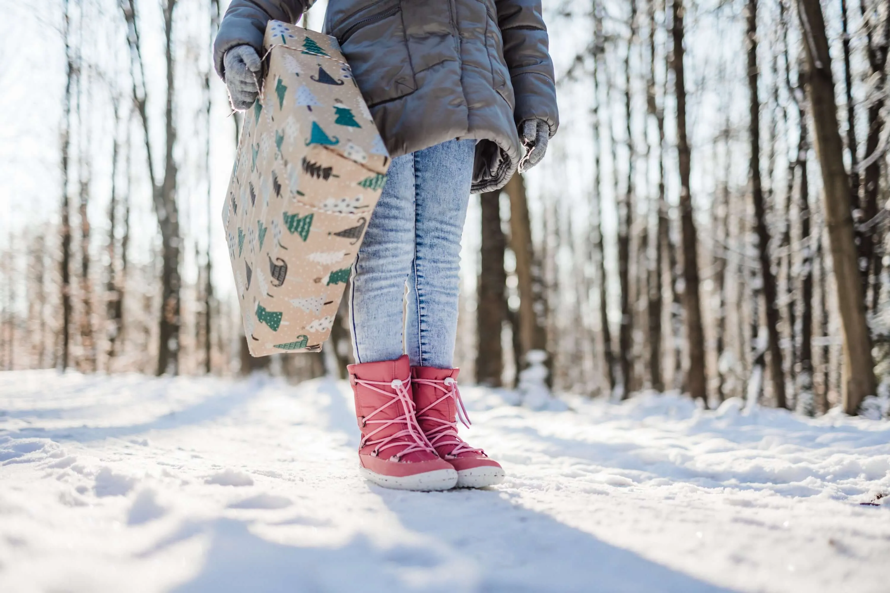 Winter Kids Barefoot Be Lenka Snowfox Kids 2.0 - Rose Pink