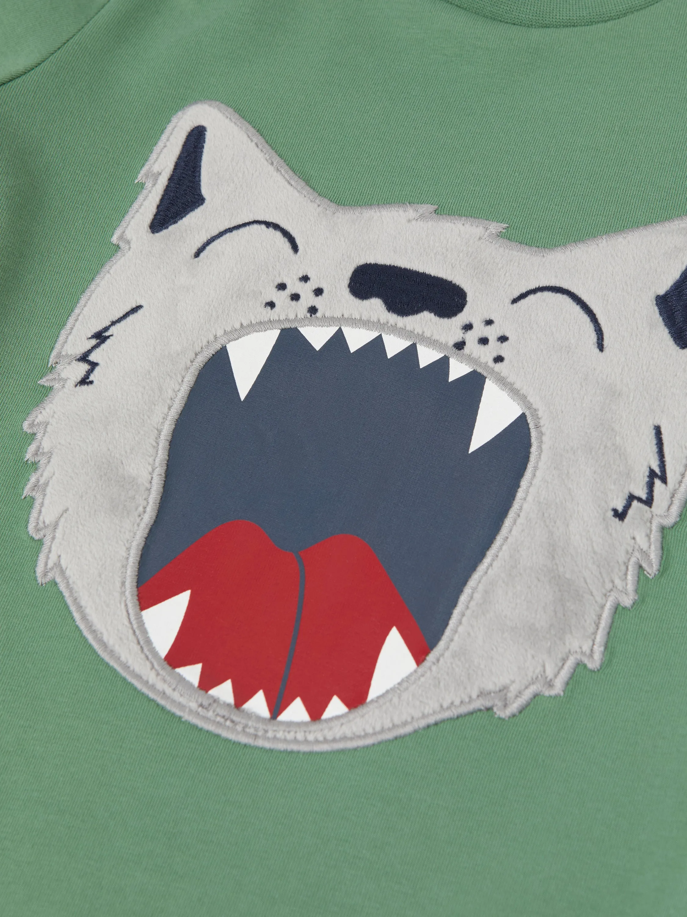 Wolf Print Kids Top