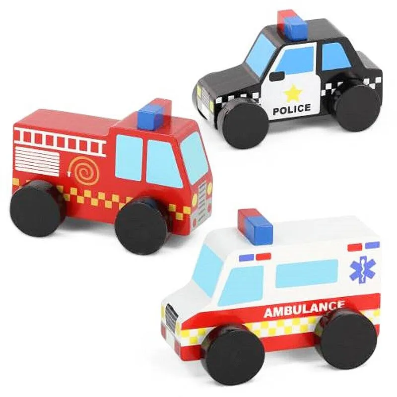 Wooden Fire Engine Toy from Emergency Services