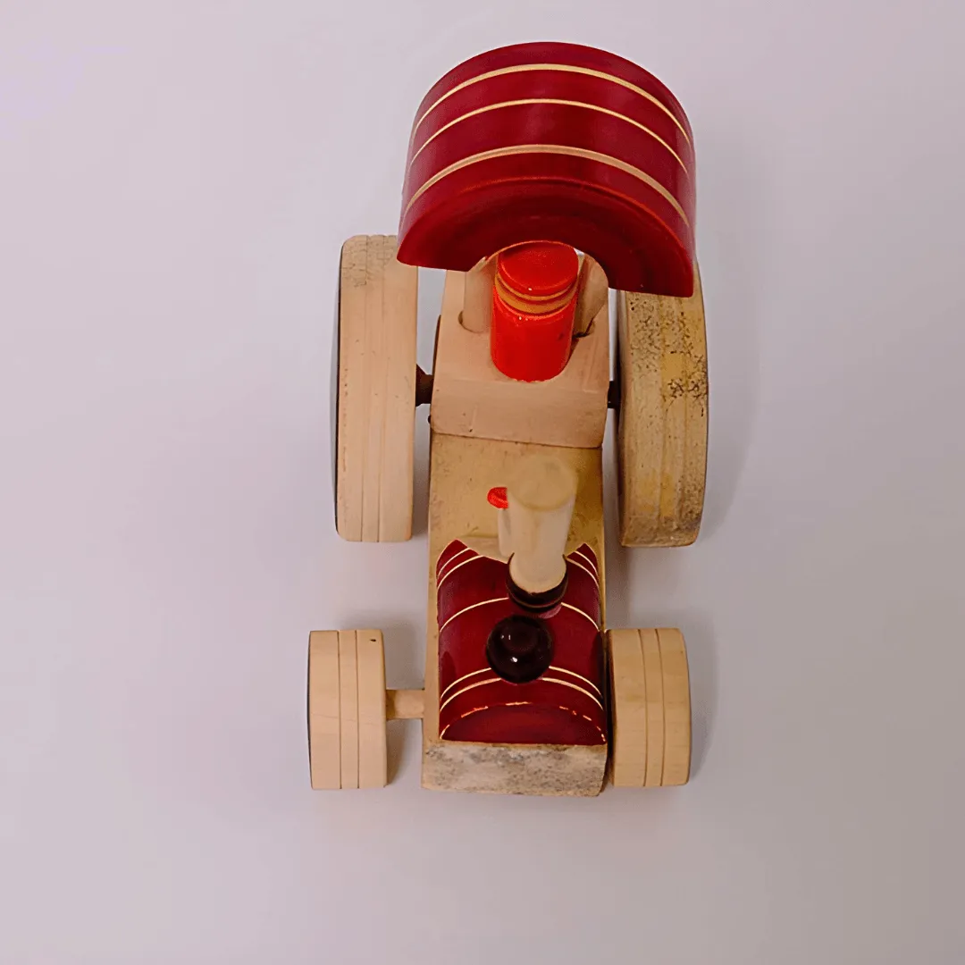 Big Wooden Tractor for Kids Age 1+